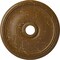 Ekena Millwork Theia Ceiling Medallion (Canopies up to 6 3/4"), 24"OD x 3 5/8"ID x 1 3/4"P, Smokey Topaz Crackle CM24THSTC - alternate 1